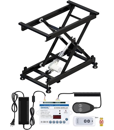Table De Levage Manuelle Axe Z - Course 60mm, Charge 20kg, Précision 5μm - 120x80mm, Noir - Neuf
