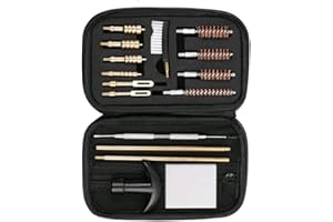 Gexmile 16 STK Waffenreinigungsset Waffenreinigung Reinigungsset Waffenpflege für Gewehr Luftpistole Pistole .22/.357/.38/9mm/.40/.45 Cal