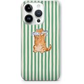 Multitronic iPhone 14 Pro ile Uyumlu Balık G&ouml;zl&uuml; Kedi Desenli Şeffaf Telefon Kılıfı