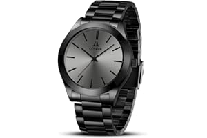 LN LENQIN Orologio Uomo Orologi in Acciaio Inossidabile Da Uomo Orologi Da Polso Da Impermeabili Orologio Analogico Al Quarzo Di Design Aziendale Di Moda