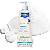 Mustela Stelatopia Eczema Inclined Skin Cleansing Gel - Baby Face and Body Wash with Natural Avocado and Sunflower Oil - Odorless