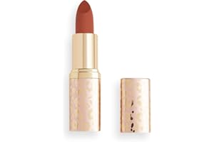 Revolution Beauty London Pro, New Neutral, Blushed Satin Matte, Lipstick, Rumba, 3.2g