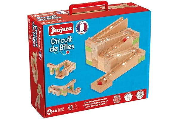 Jeujura - 8364 Circuit DE Billes 40 Pieces Développer Son Imagination, adresse et sa dextérité À partir 4 Ans, J8364
