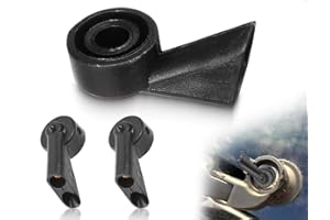 Lhbwhiz 2 Stück Heckscheibenwischer Düse,Hinten Scheibenwasch Ersatz Spritzdüse,Kompatibel mit Audi Auto A1 A3 A4 A6 RS3 RS4 Q7,verwendet für Zuhause,Reparaturwerkstatt(Schwarz)