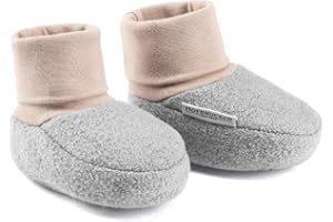 Hofbrucker Wollwalk Baby Schuh aus 100% Merinowolle, Ideal für die Babytrage, Anti-Rutsch Krabbel Babyschuh