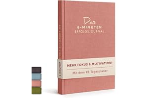 ‎URBESTSELF Das 6 Minuten Tagebuch Erfolgsjournal - #1 Tagesplaner 2025 für mehr Motivation, Selbstreflexion & Erfolg - Undatiertes Journal Buch - Mit Journaling Fokussierter & Gelassener Ziele erreichen