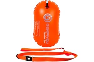 LULUWA Boa da Nuoto Gonfiabile - Galleggiante per Sport in Acque Libere, Allenamento di Corsa, Altamente Visibile