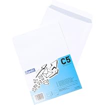 Sobres Blancos Sin Ventana 110x220 Mm - 100 Unidades, Autoadhesivos, Para Correspondencia