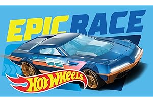 Carbotex Compatibile con Hot Wheels HW213001-R - Asciugamano per bambini, 30 x 50 cm