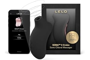 LELO SONA 3 Cruise – Sonisk sugmassageapparat, klitorisstimulator, Black | This sonic suction massager pairs app control with Cruise Control for steady, customizable clitoral stimulation