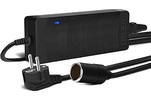 LOETAD Wechselrichter 10A 120W zigarettenanzünder KFZ Netzadapter AC DC Netzteil Adapter Stromwandler 200V 230V bis 240V auf 12V Spannungswandler