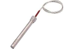 AIICIOO 240V 500W Heizpatrone mit 1/2 Zoll NPT-Flansch Heizelement aus Edelstahl, Länge -15,5 cm