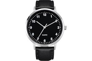 NUOVO Herrenuhr Klassisches Lederarmband Moderne Klassische Quarzuhr Leicht zu lesen Herren Business Casual Minimalistische Uhr