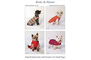 MONTAUR Knits & Pieces Kitting Pattern - Coats and Sweaters for small dogs - Sandra Polley