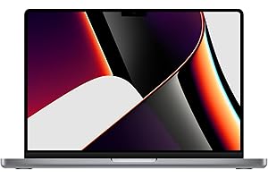 2021 Apple MacBook Pro with Apple M1 Pro chip (14-inch, 16GB RAM, 512GB SSD) (QWERTY English) Space Grey (Renewed)