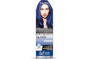 Knight & Wilson Colour-Freedom Gloss Pro 150ml Truly Blue Semi-Permanent Hair Colour - Ultra-Vibrant Vegan Colour Mask with PurePlex | Ammonia Free Colour Lasts Up To 6-10 Washes
