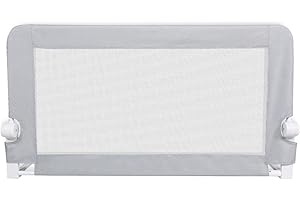 CCLIFE Barierka ochronna do łóżka 120 150 180 190 200 cm, antypoślizgowa dla niemowląt i dzieci, barierka do łóżeczka dziecięcego, barierka do łóżka dziecięcego, zabezpieczenie bezpieczeństwa.