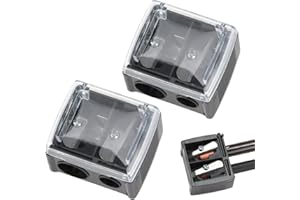 TEUENA 2 Piezas Sacapuntas Para Lápiz Cosmético de Ojos, Cejas y Labios - Maquillaje de Doble Agujero Ideal Para Lápices Finos y Jumbo (Negro)