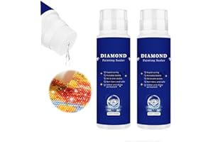 LAIFU Diamond Painting Sealer 240ML - 5D Diamond Art Glue Permanent Hold & Shine Effect Crystal Art Accessories Conserver Glass Sealer for Diamond Painting & Jigsaw Puzzles DIY Craft
