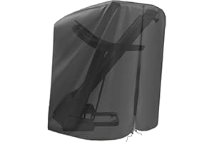 Azatemgo Pokrowiec na bieżnię, składany pokrowiec na bieżnię z zamkiem błyskawicznym i sznurkiem, odporny na promieniowanie UV, ripstop, wiatroszczelny i wodoodporny, nadaje się do wewnątrz i na