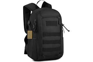 HUNTVP Small Backpack 10L 20L 30L, Tactical Military Molle Backpack Mini Rucksack, School Bag, Daypack Rucksacks for Men Women Boys Girls College, Travelling, Cycling, Hiking, Gym, Running, Outdoors