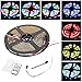 Produktbild LED Streifen , Guaiboshi 16.4ft (5M) Bunter LED Strip Leiste Lichtband Lichtleiste Lichtschlauch Strip 5050 SMD 150 LEDs Lampenperlen Wasserdicht IP65 Streifen Bänder inkl.  IR-Fernsteuerpult Netzteil & Fernbedienung Für Haus, Garten, Boot, Clubs, Bars, Ausstellungshallen , Vergnügungsparks, Theater und Flugzeugkabine eine Atmosphäre zu schaffen