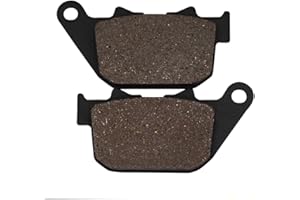 Cyleto Rear Brake Pads for Harley Davidson XL883C Sportster Custom 2004-2010 XL 883 Sportster STD 2004-2008 XL 883 L 883 Low 2004-2010
