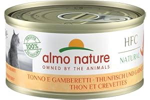 Almo Nature Hfc Natural Karma dla Kotów, Owoce Morza/Tuńczyk, 24 x 70 g