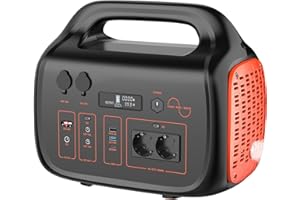 WADA POWER Centrale Elettrica Portatile: 1075Wh Power Station Generatore Solare 1000W Batteria Backup Uscita PD/AC/DC/USB Accumulatore di Energia per Campeggio Emergenza