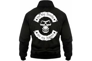 Spaß Kostet Herren Harrington Jacke La Familia for my family for my friends patch member