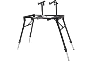 Proel EL260 - Supporto per tastiera professionale con parte superiore piatta e secondo livello