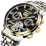 reloj automatico seiko mujer ⌚Material y características: Caja galvanizada de alta calidad, No se desvanece. El vidrio mineral de alta dureza puede prevenir efectivamente el desgaste, La caja duradera de acero completo y la Banda le proporcionan una experiencia de uso cómoda.