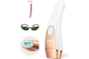 Beauris Geräte Haarentfernung mit Kühlsystem, 600-1200NM Effizient Haarentfernung und 9 Energiestufen für Damen/Herren, Gesich, Bikini, Körper, Beine, Achseln