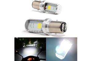 Grandview 2pcs blanc BA20D H616 COB 12W 900LM ampoules LED en aluminium