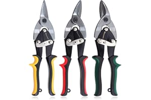 Speedwox - Cesoie da aviazione con lama forgiata e lama in metallo per lamiere in acciaio INOX, multicolore