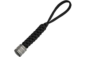 MecArmy FFT Titanium EDC Paracord Bead, Stripe Lanyard Beads for Outdoor Use, EDC Accessories for Bracelet, Necklace, Mini Flashlight, Backpack, Keychain，3 Types for Option, Woven Paracord