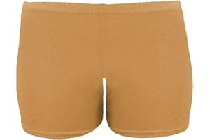 janisramone Girls Kids New Plain Neon Stretchy Gymnastics Dance Shorts School Children Party Wear Hot Pants 5-13 Years