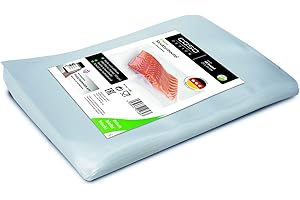 ‎CASO CASO Folienbeutel 25x35 cm,50 Stück für alle Balken Vakuumierer, BPA-frei, stark & reißfest, 105µm, stabile Schweißnaht, Schutzt vor gefrierbrand, Made in Germany, Weiß