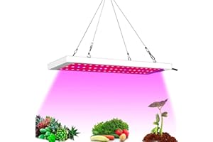 Favrison 300W LED Plant Light Grow Lamp Full Spectrum LED Grow Lights for Indoor Plants, Seeding, Breeding, Veg, Flower (54PCS LEDs)
