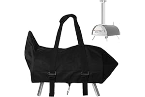 Fenghome Housse de four à pizza pour four à pizza Burnhard Nero, imperméable coupe-vent, housse de four de cuisine en tissu Oxford 600D pour four à pizza et sac de transport pour four à pizza Noir