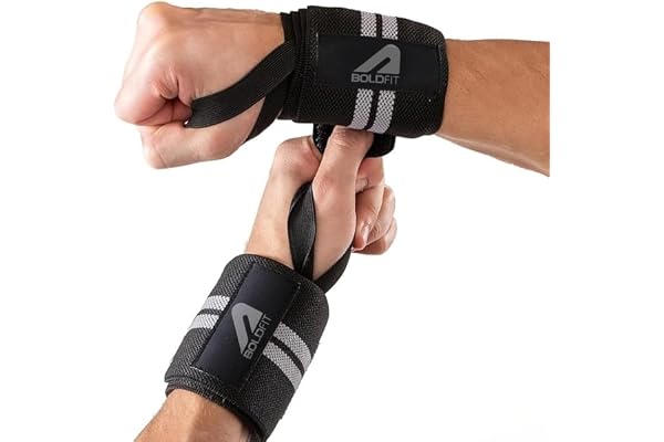 Boldfit Wrist Band for Gym Workout Wrist Support for Gym Straps for Men Hand Band Strap for Man Accessories for Men Workout Wrists Supporter wrap for Man Workouts Accessories for Women Hand Wraps