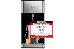 CASO Distributore di acqua calda HW 600 – acqua calda in soli 5 secondi, consente di risparmiare fino al 50% di energia rispetto a un bollitore, 8 spese quantitative per la copertura del bisogno,