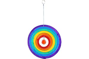 JONES HOME & GIFT Sun Catcher Full Circle Rainbow Sun Catcher With Pendant Home Garden