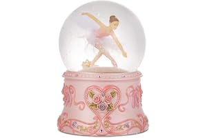 Septwonder Ballerina Snow Globe, Snowglobe for Wife, Daughter, Granny and Granddaugther (Swan Lake)