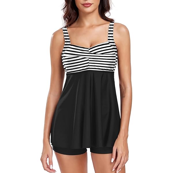 SUNFLAIR Damen Bandeau Badeanzug mit Formbügel blau