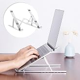 &Ccedil;ift Katlı Ayarlanabilir Laptop Stand Katlanabilir Al&uuml;minyum Tablet Notebook Stand Diz&uuml;st&uuml; Bilgisayar Standı
