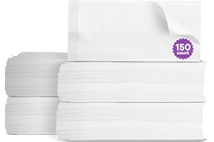 PROHEAL Disposable Dry Wipes for Adults & Baby - 150 Count (5 Packs of 30) - Gentle & Durable Washcloths for Incontinence and Skin Care - 7" x 13" Travel Size - Non-Moistened Face Cloths