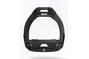 FLEX-ON Flexon Safe On Junior Grip Stirrups - Black