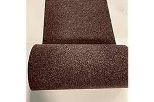 M.SERVICE SRL Decoration Bruciato - Tappeto Passatoia Antiscivolo Lungo (300x67 cm) Tappetino in Moquette Facilmente Lavabile, Ideale per Passatoia Cucina, Passatoie o Lavello Bagno, Corridoio - Made in Italy