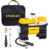 Stanley SXIF0001 12V Dijital Lastik Şişirme Pompası, 150 PSI, LED Lambalı, 23L/dk Hava Basma, 0.85kg